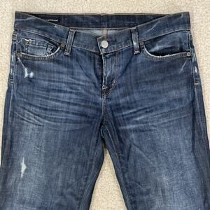 Citizens Of Humanity Womens Jeans Kelly Low Waist Bootcut Size 28 Distressed